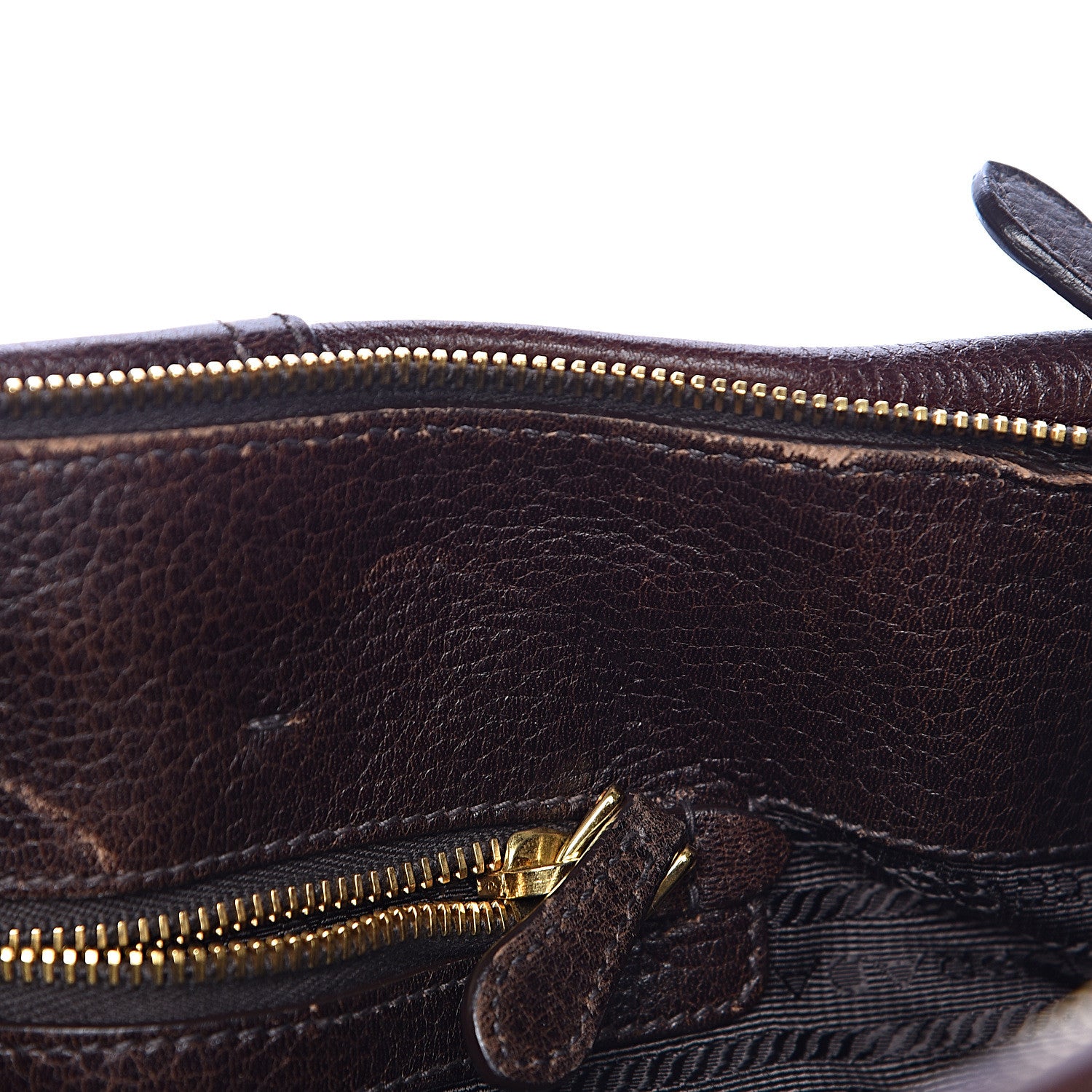 Prada Deerskin Duffel Bag Bruciato 15 of 21