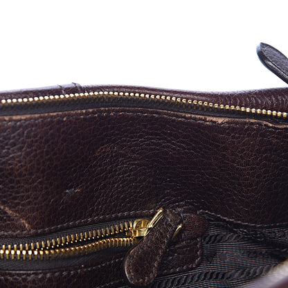 Prada Deerskin Duffel Bag Bruciato 15 of 21