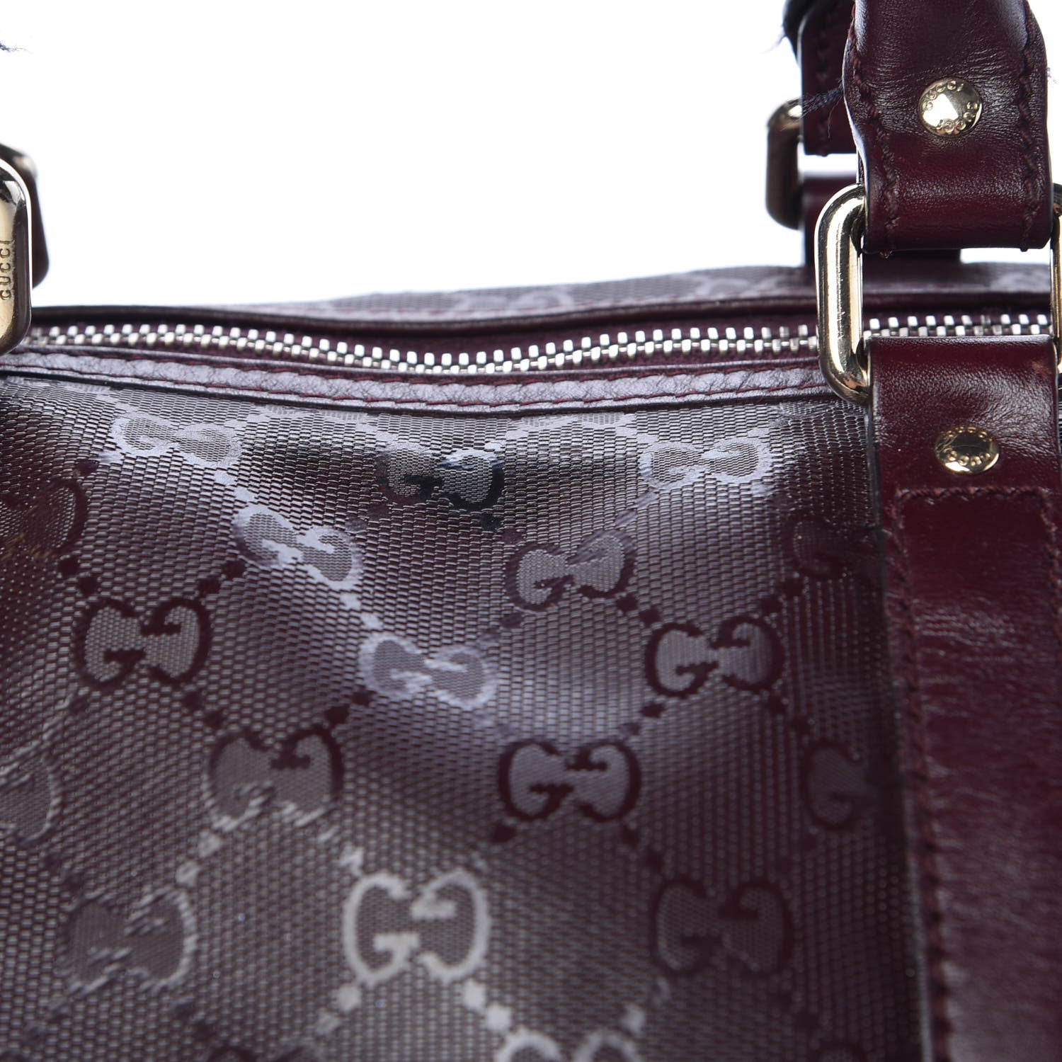 Gucci Imprime Monogram Medium Joy Boston Bordeaux 17 of 21