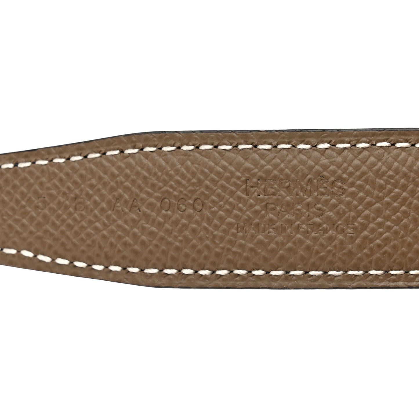 Swift Epsom 24mm Mini Constance H Belt 75/30 Black Etoupe