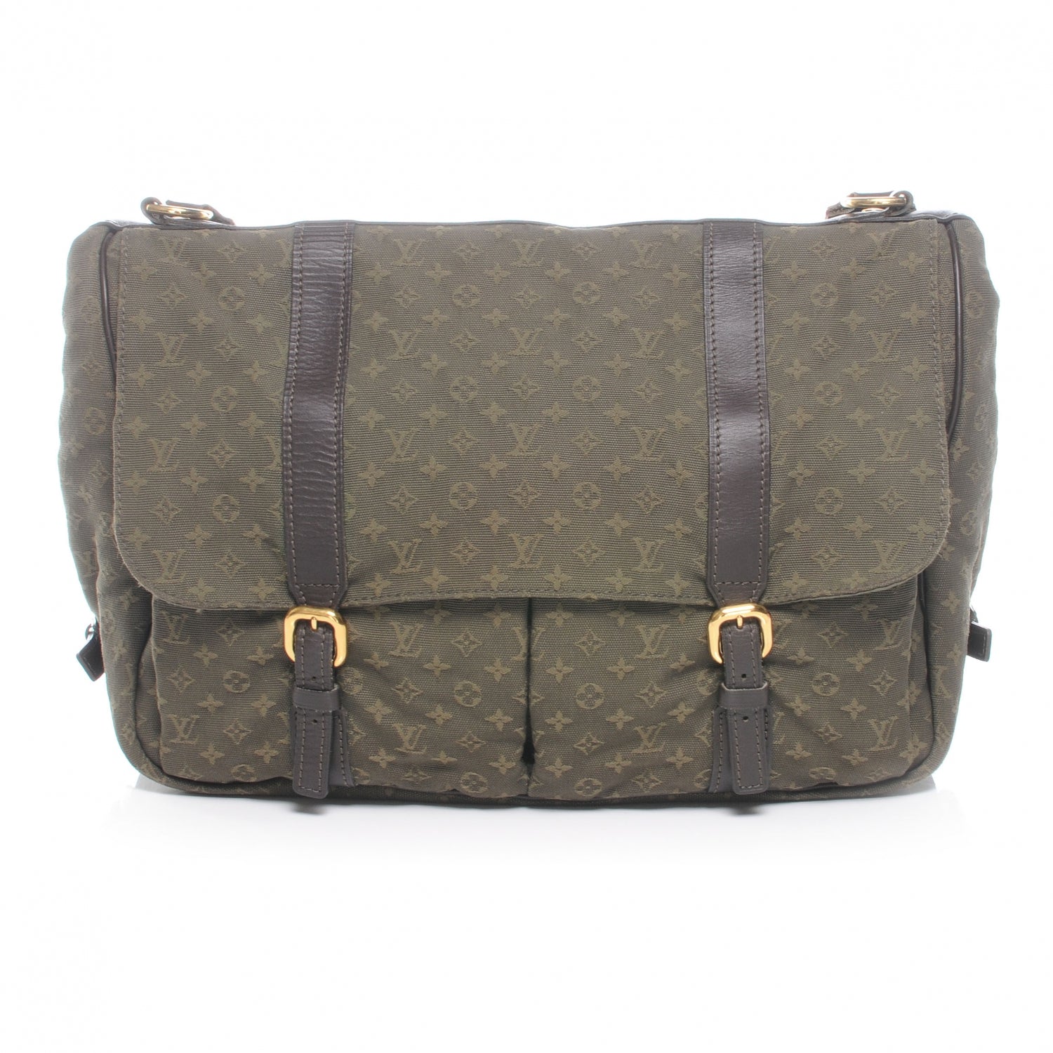 Louis Vuitton Mini Lin Sac a Langer Diaper Bag Kaki 2 of 9