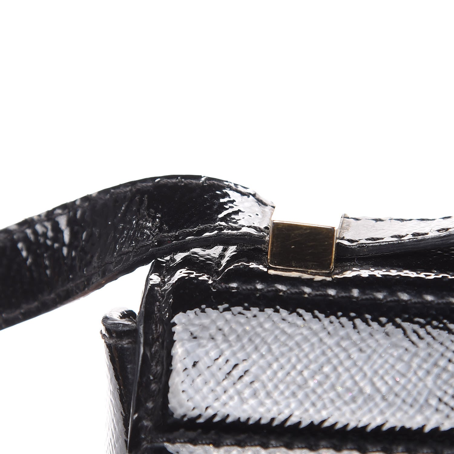 Givenchy Textured Patent Calfskin Mini Pandora Box Crossbody Bag Black 11 of 16