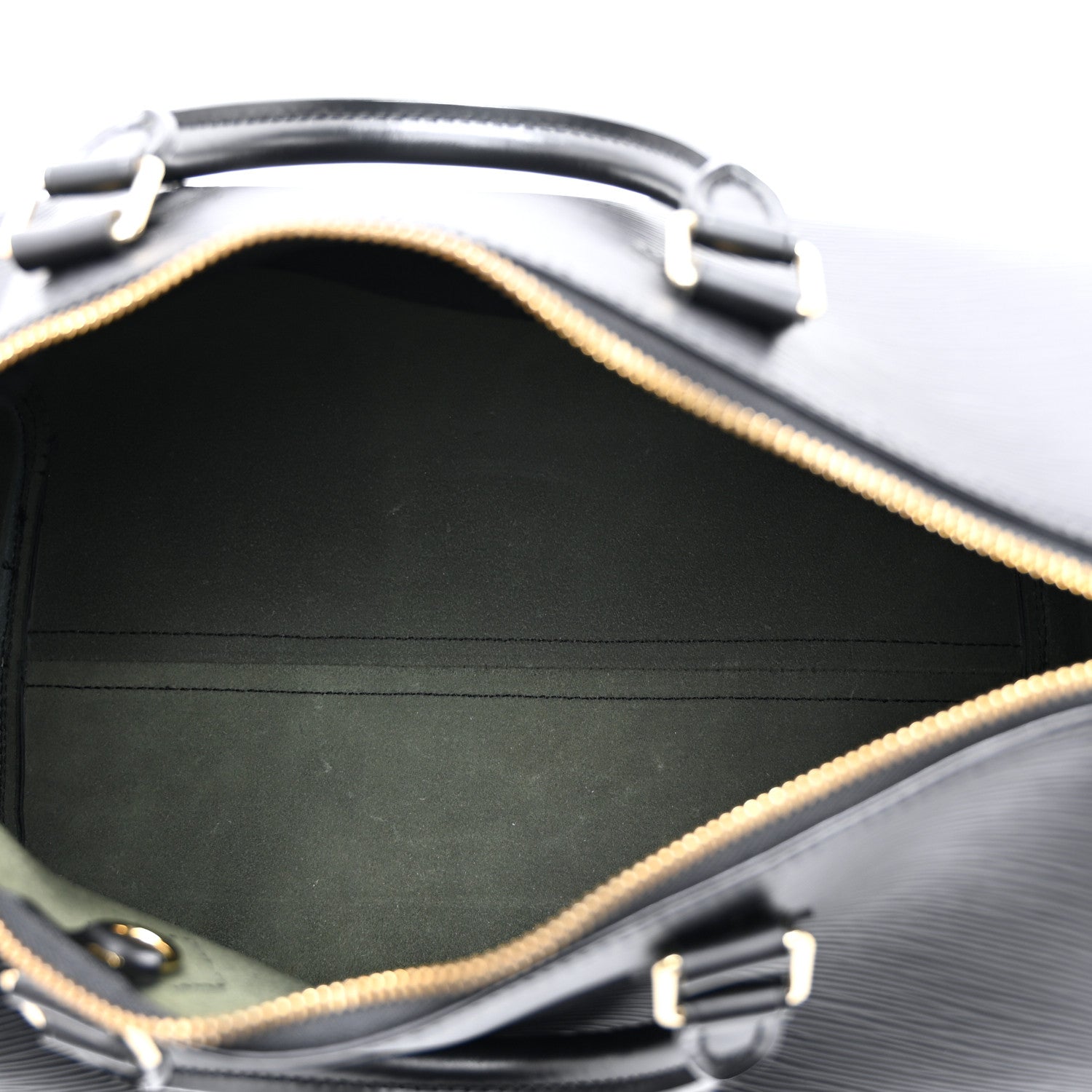 Louis Vuitton Epi Speedy 30 Black 5 of 10