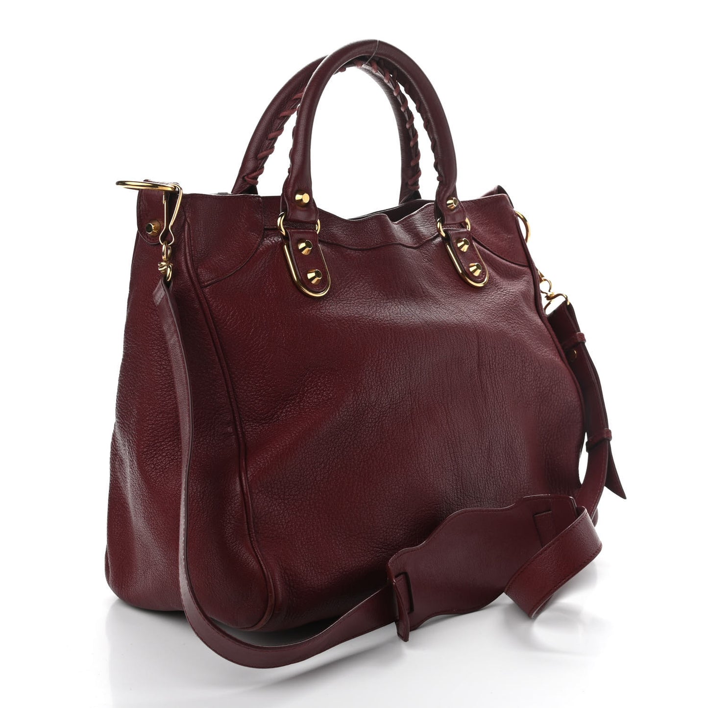 Chevre Gold Metallic Edge Hardware Velo Rouge Brique Rouge Grenade
