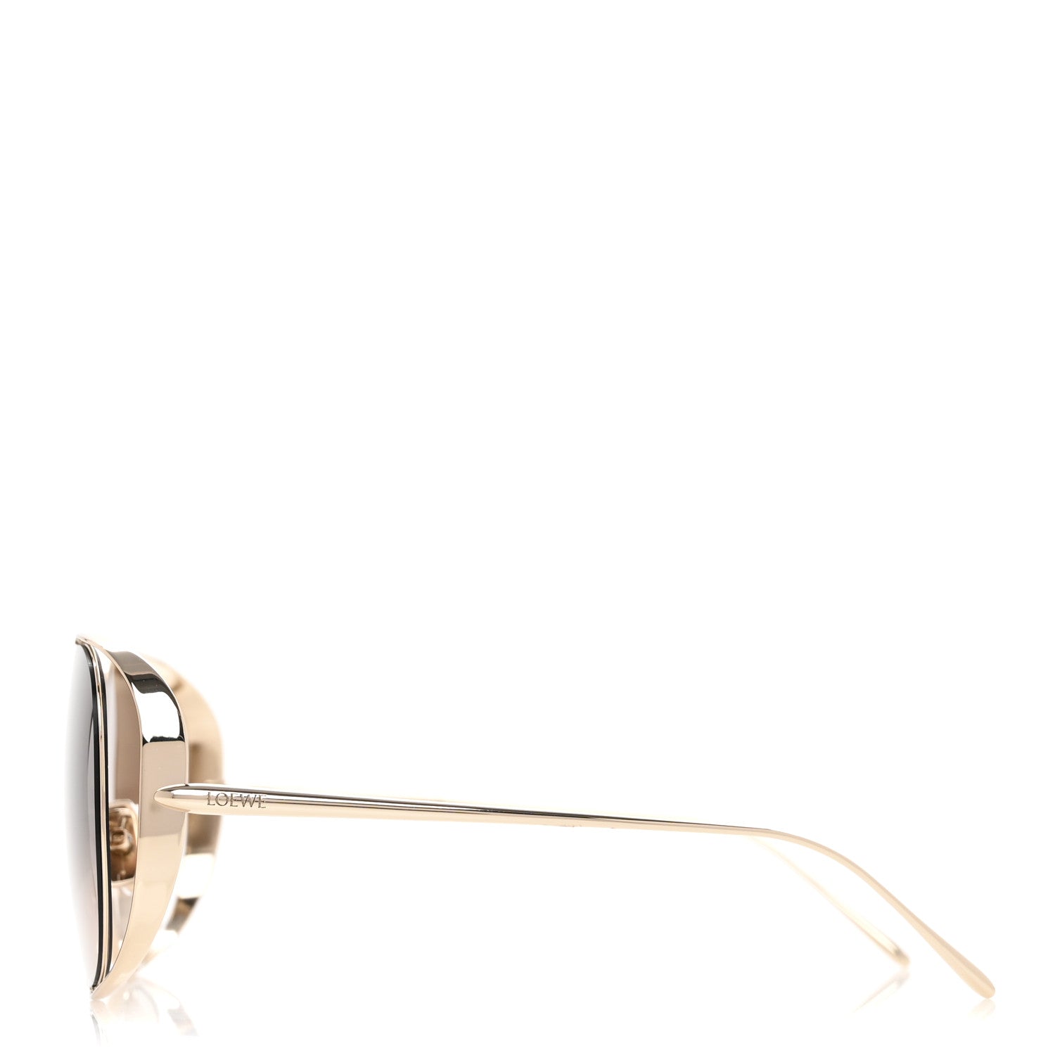Loewe Metal Rectangular Sunglasses LW40148U Gold Brown 3 of 7