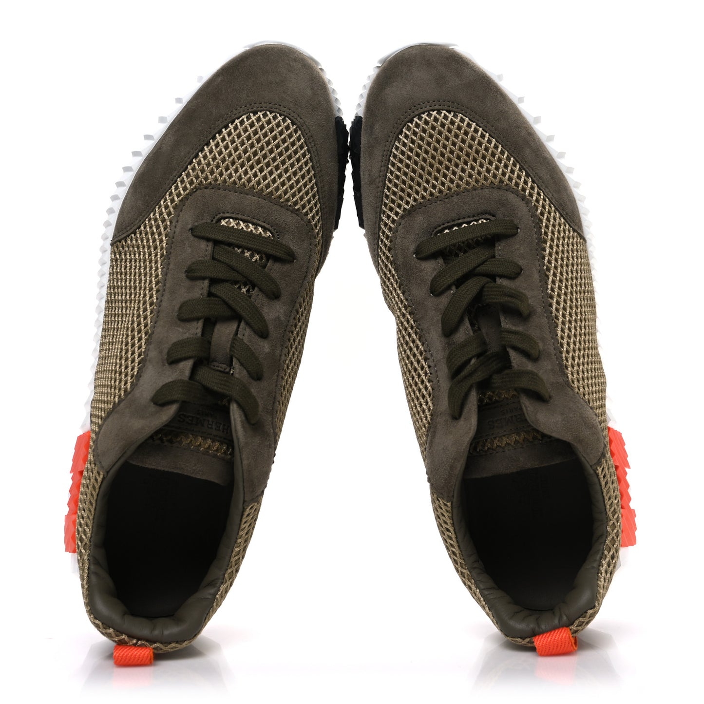 Air Mesh Suede Goatskin Mens Bouncing Sneakers 42 Vert Toundra