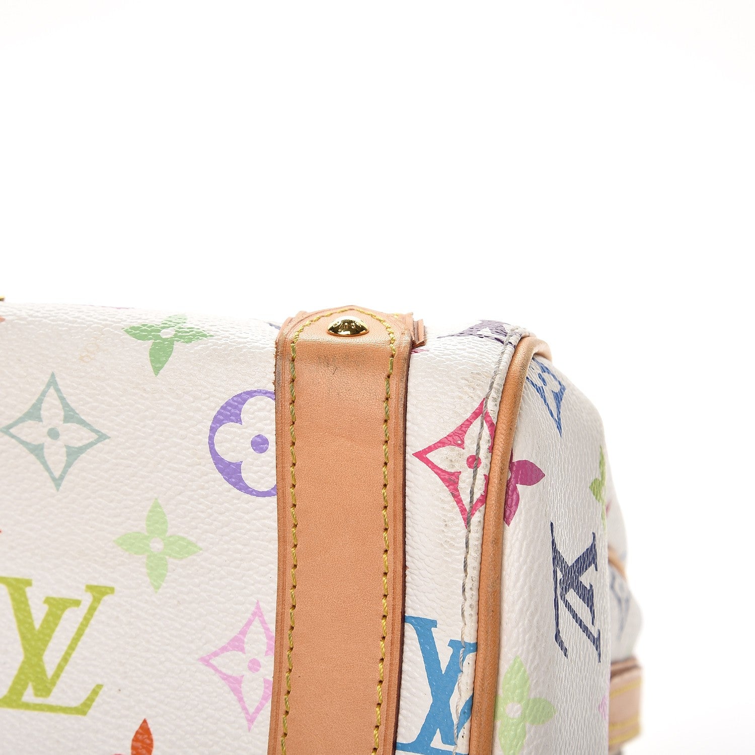 Louis Vuitton Monogram Multicolor Priscilla White 10 of 11