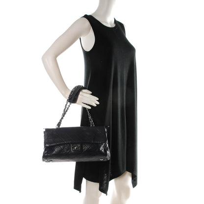 Chanel Lambskin Quilted Ritz Flap Navy 2 of 7