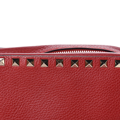 Valentino Garavani Grained Calfskin Rockstud Camera Crossbody Bag Rosso Valentino 10 of 10