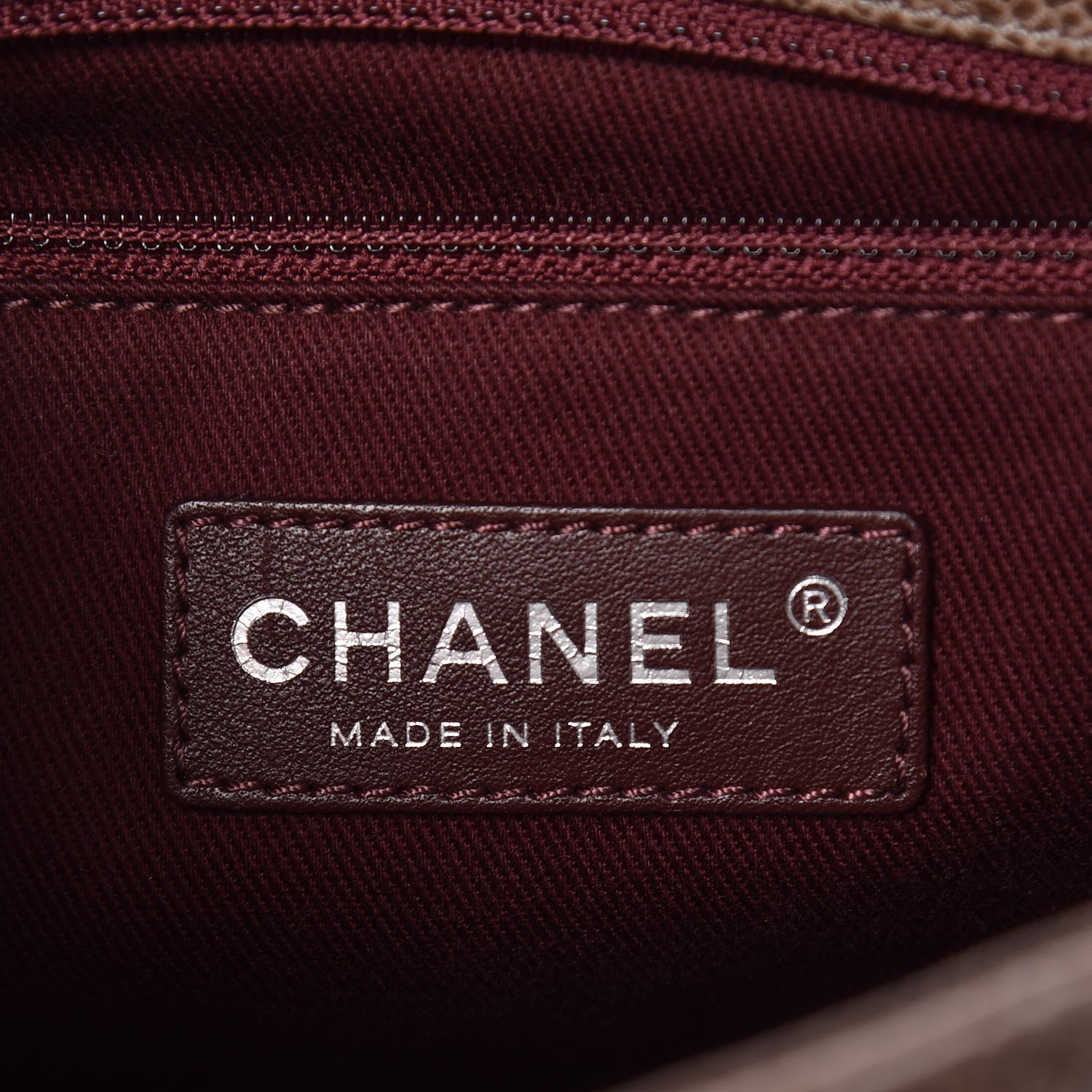 Chanel Crumpled Grained Calfskin Medium CC Crave Flap Brown 6 of 9