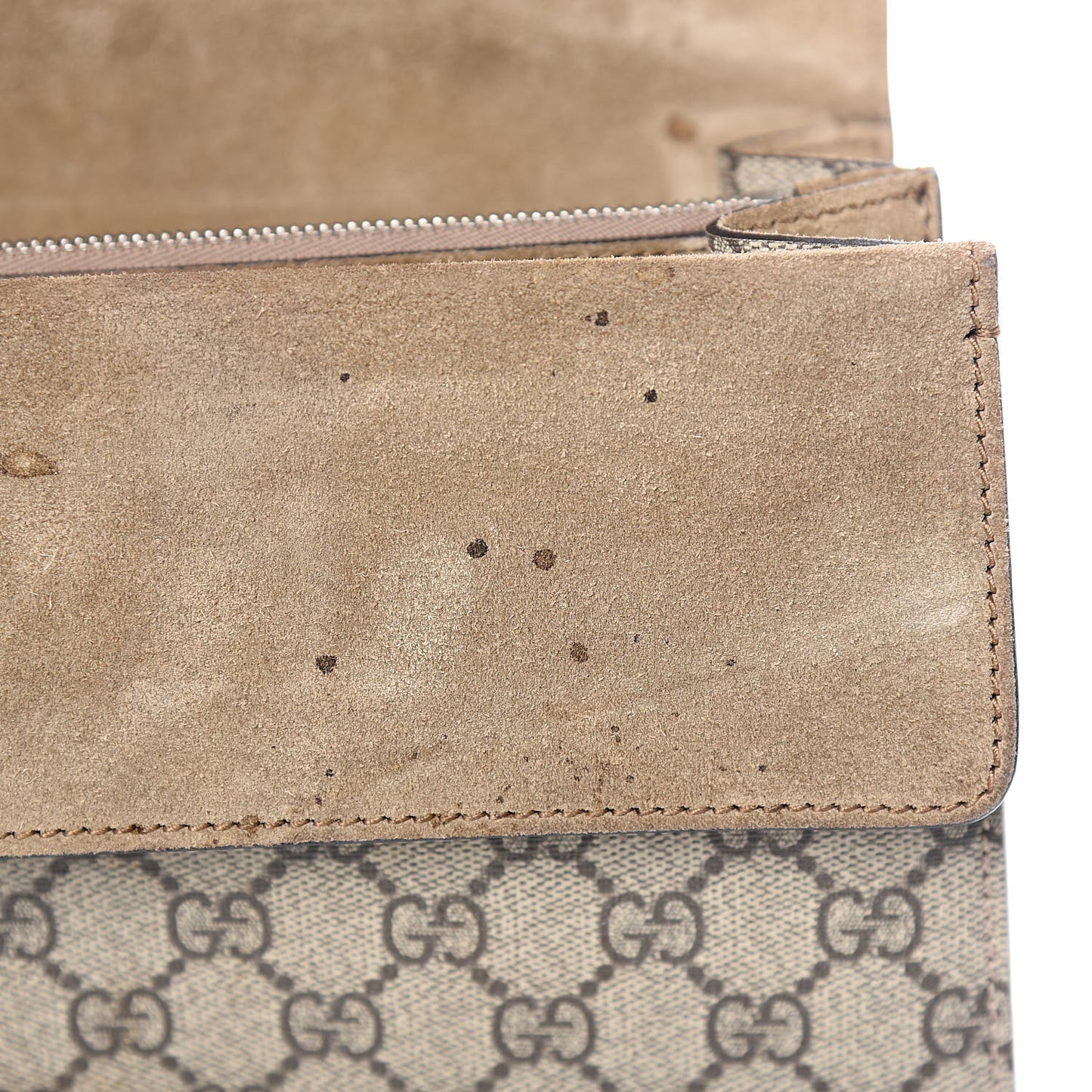 GG Supreme Monogram Small Dionysus Shoulder Bag Taupe