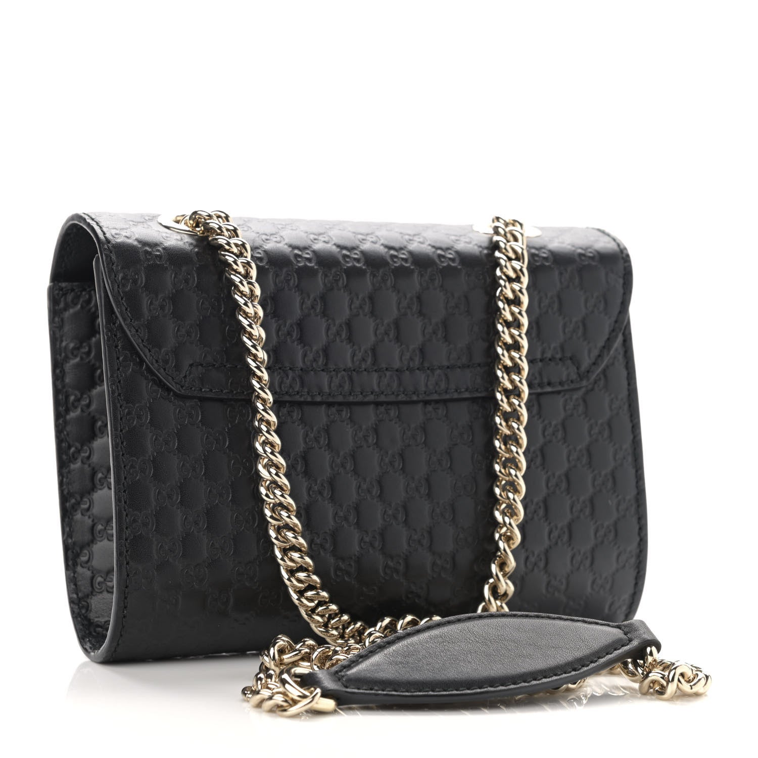 Gucci Microguccissima Mini Emily Shoulder Bag Black 3 of 12