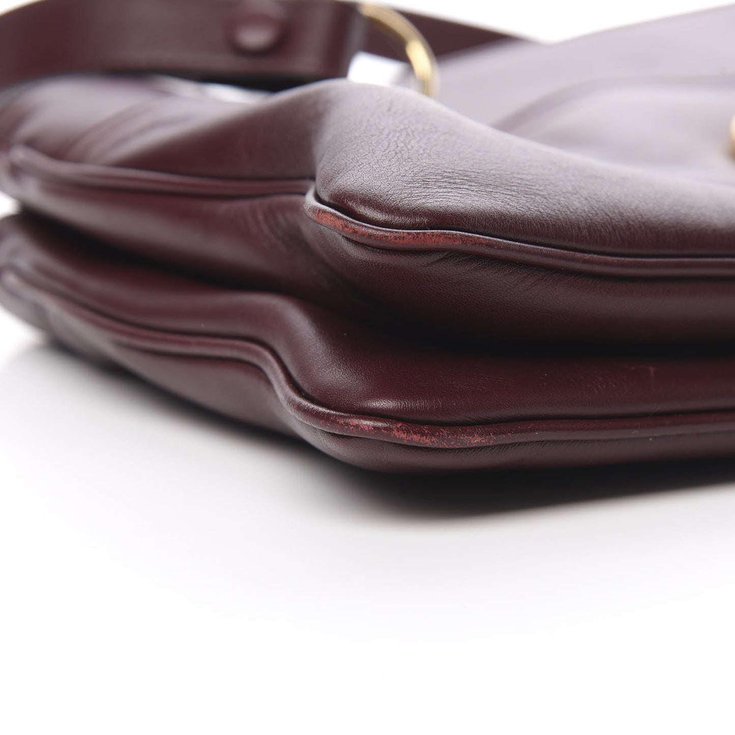 Vitello Palmellato Lux Large Arli Top Handle Bag Vintage Bordeaux