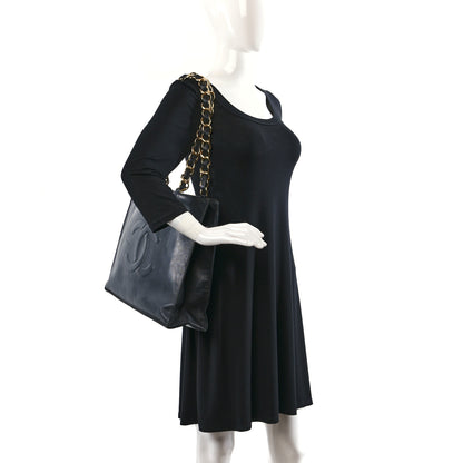 Chanel Lambskin CC Tote Black 2 of 12