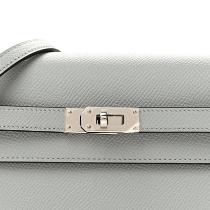 Hermes Epsom Kelly Wallet To Go Gris Pantin 8 of 10