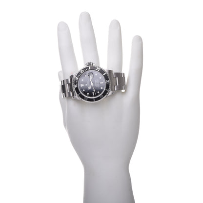 Rolex Stainless Steel 40mm Oyster Perpetual Submariner Date Watch Black 16610 2 of 7