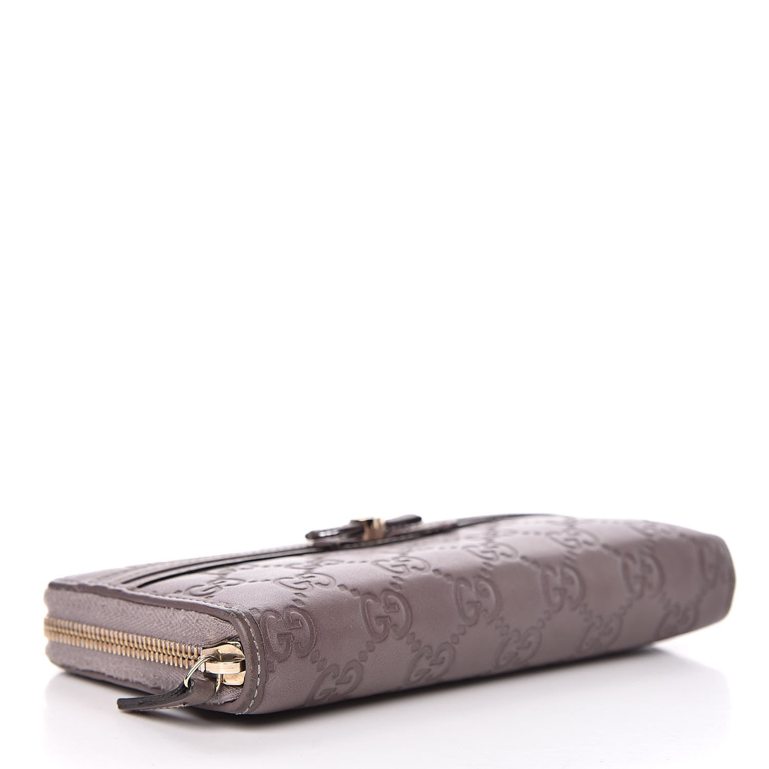 Gucci Guccissima Princy Zip Around Wallet Purple 4 of 12