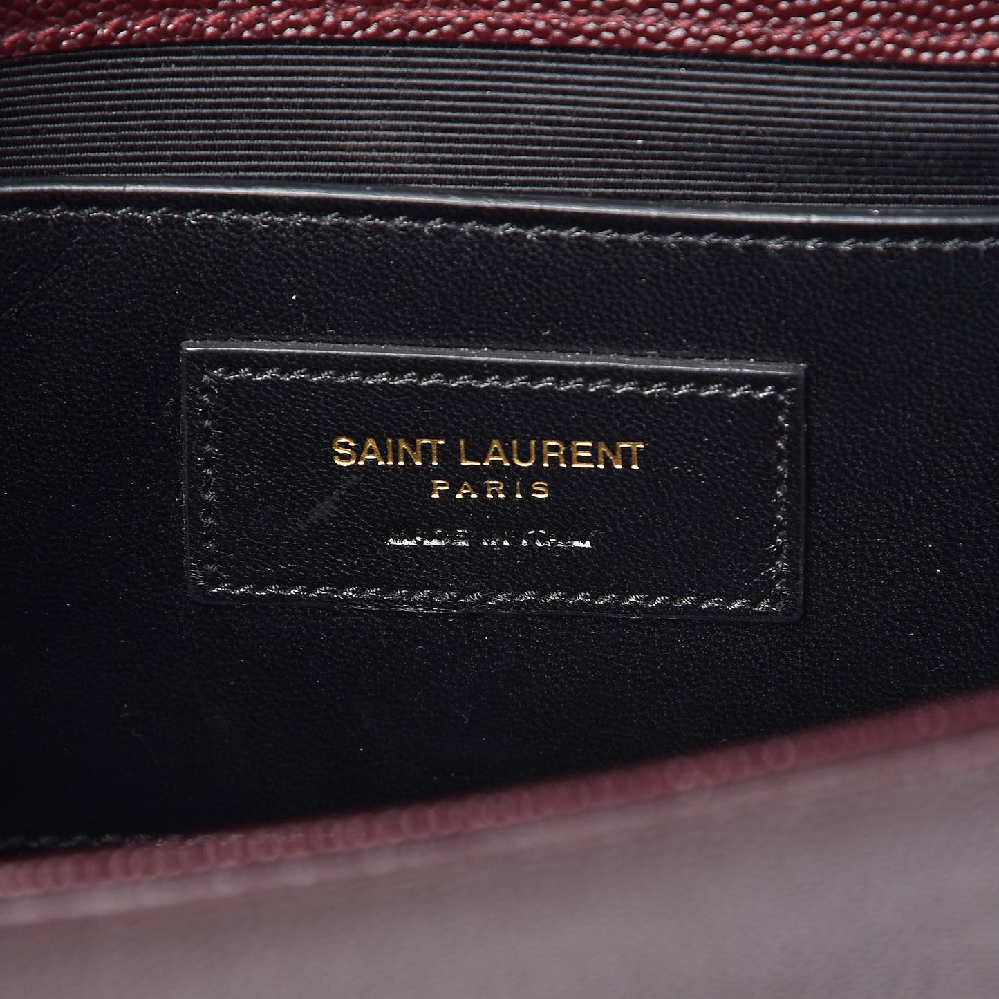 Grain De Poudre Classic Kate Monogram Clutch Amaranto