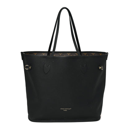 Louis Vuitton Monogram Calfskin Neo Neverfull Inside Out MM Black 3 of 16