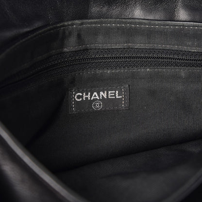 Chanel Lambskin Chocolate Bar Mademoiselle Flap Black 7 of 11