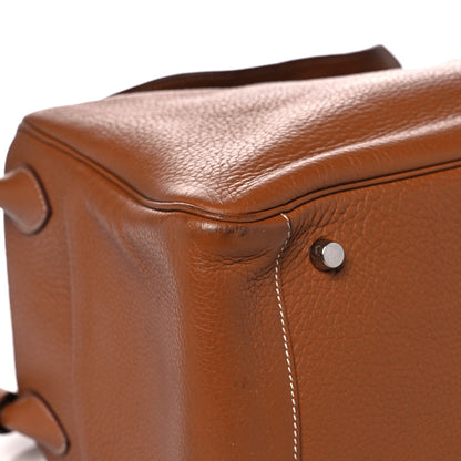 Hermes Taurillon Clemence Lindy 34 Gold 7 of 17