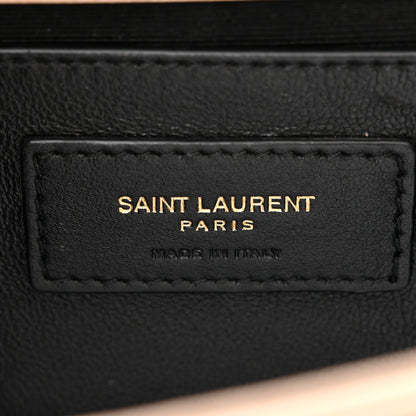 Saint Laurent Grain De Poudre Small Monogram Kate Satchel Dark Beige 6 of 11