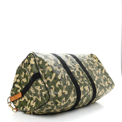 Louis Vuitton Monogramouflage Keepall 55 3 of 13