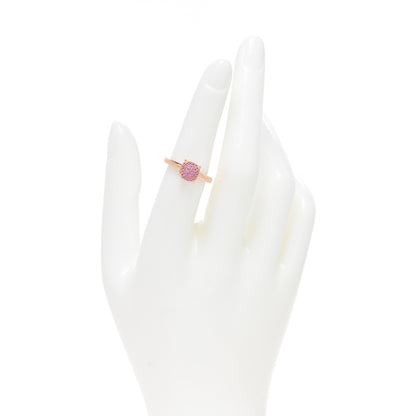 Tiffany 18K Rose Gold Pink Sapphire 7mm Paloma Picasso Sugar Stacks Ring 52 6 2 of 5