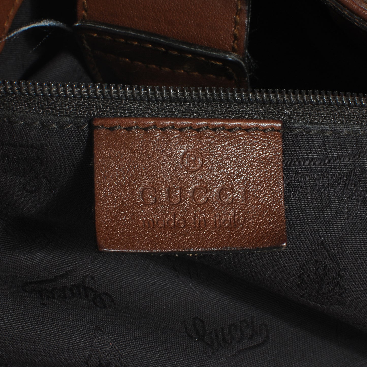 Guccissima Large Sukey Tote Bronze