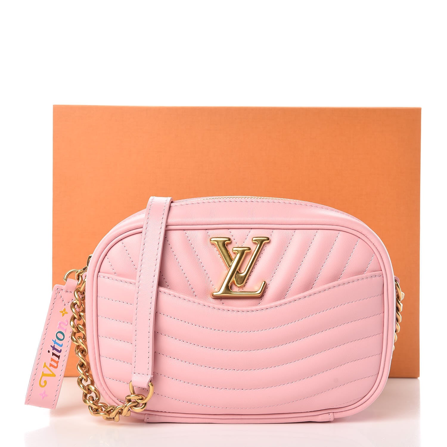 Louis Vuitton Calfskin New Wave Camera Bag Smoothie Pink 14 of 14