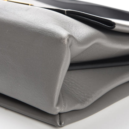 Celine Calfskin Blade Flap Gray 10 of 12