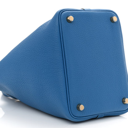 Hermes Taurillon Clemence Picotin Lock 18 PM Mykonos 9 of 12