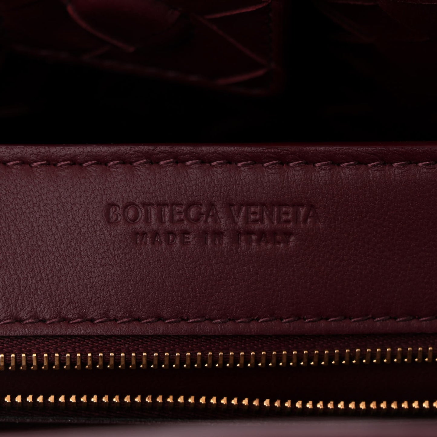 Nappa Intrecciato Small Andiamo Shoulder Bag Barolo