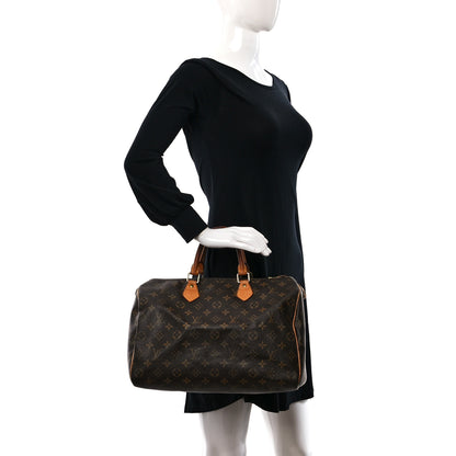Louis Vuitton Monogram Speedy 35 2 of 19