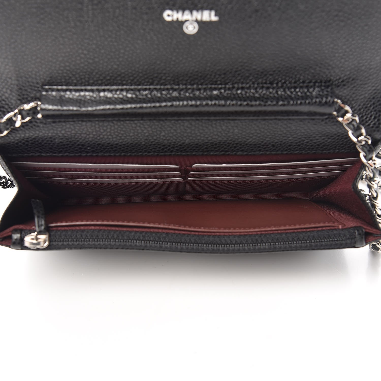 Chanel Caviar Quilted Wallet On Chain WOC Black 5 of 11