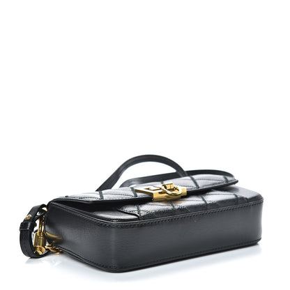 Givenchy Goatskin Quilted GV3 Mini Pocket Convertible Bag Black 3 of 13