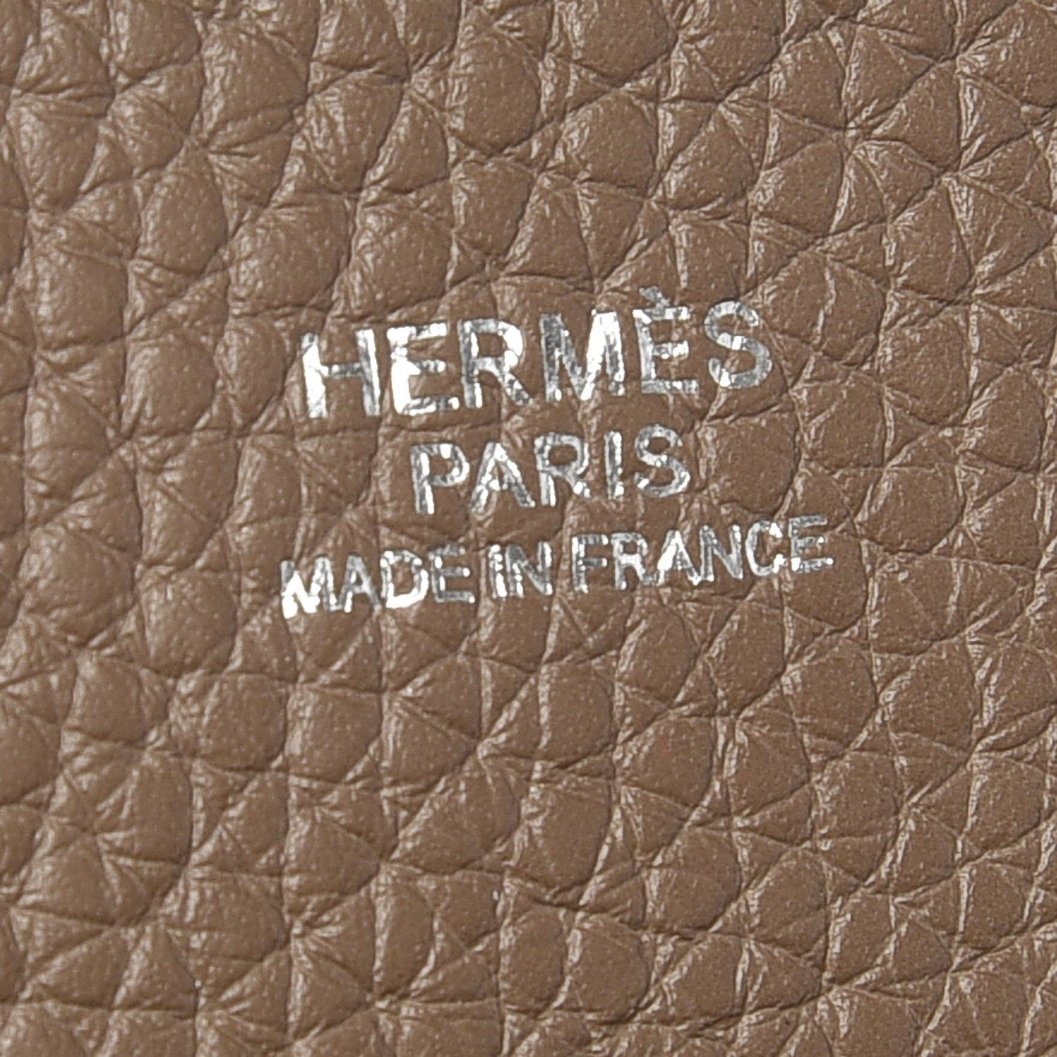 Hermes Taurillon Clemence Evelyne III PM Etoupe 7 of 14