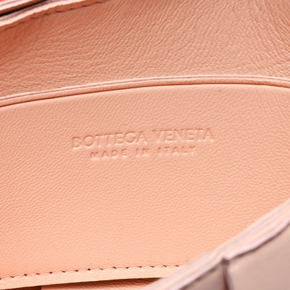 Bottega Veneta Lambskin Maxi Intreccio Candy Cassette Crossbody Bag Melon Washed 8 of 9