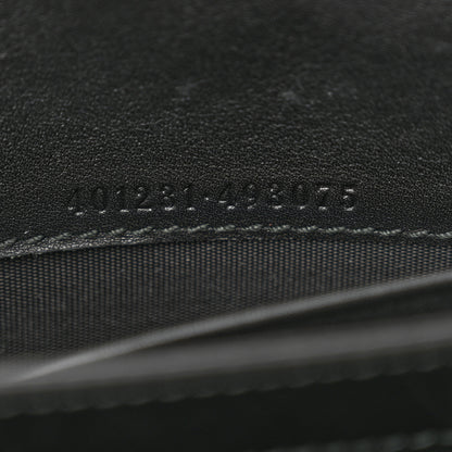 Gucci Velvet GG Monogram Mini Dionysus Chain Wallet Black 7 of 12