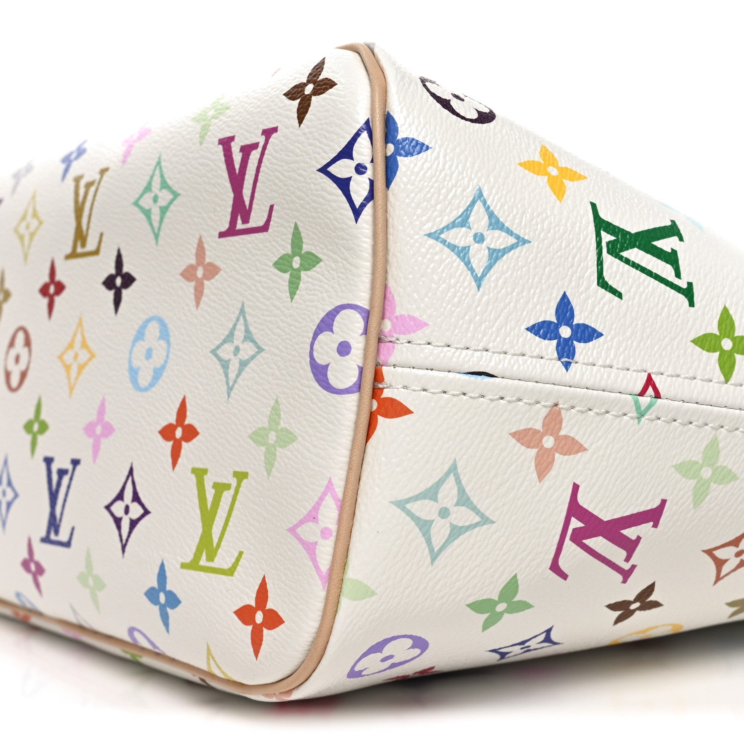 LVモノグラム MMノベルティ Louis Vuitton LV X TM Monogram Multicolor Neverfull MM White