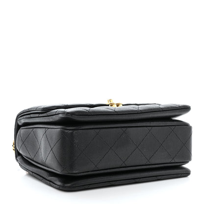 Chanel Caviar Quilted Coco First Flap Black 4 of 11