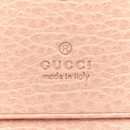 Gucci Pebbled Calfskin Butterfly Card Case Perfect Pink 6 of 6