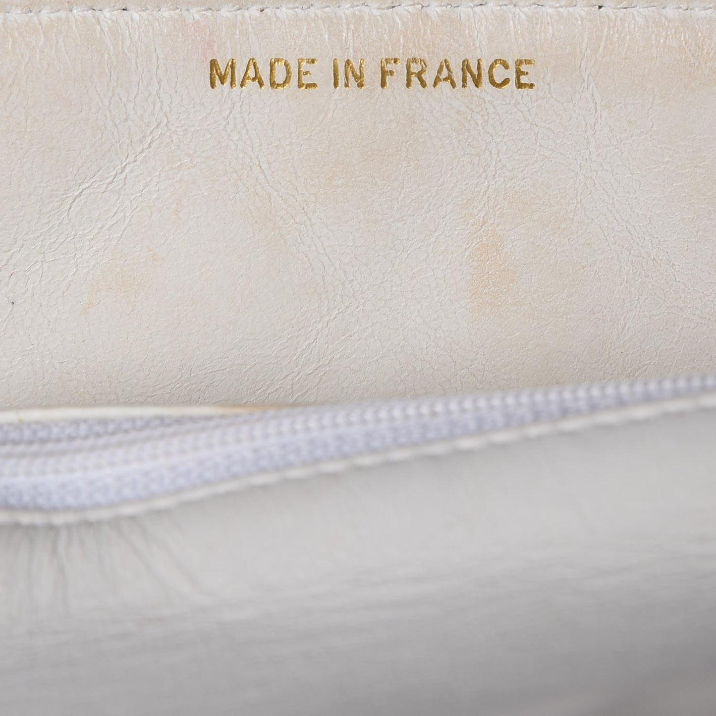 Lambskin Quilted Mini Square Flap White