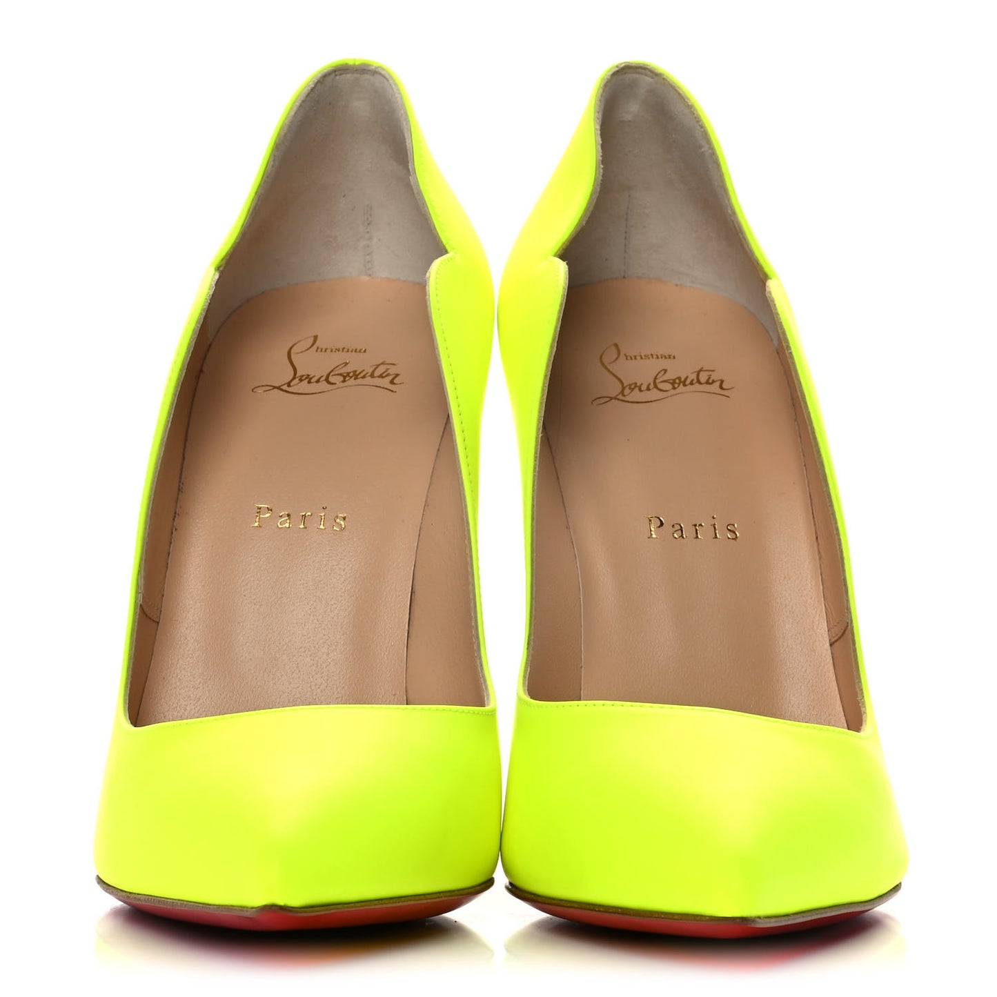 Calfskin Hot Chick 100 Pumps 40.5 Fluo