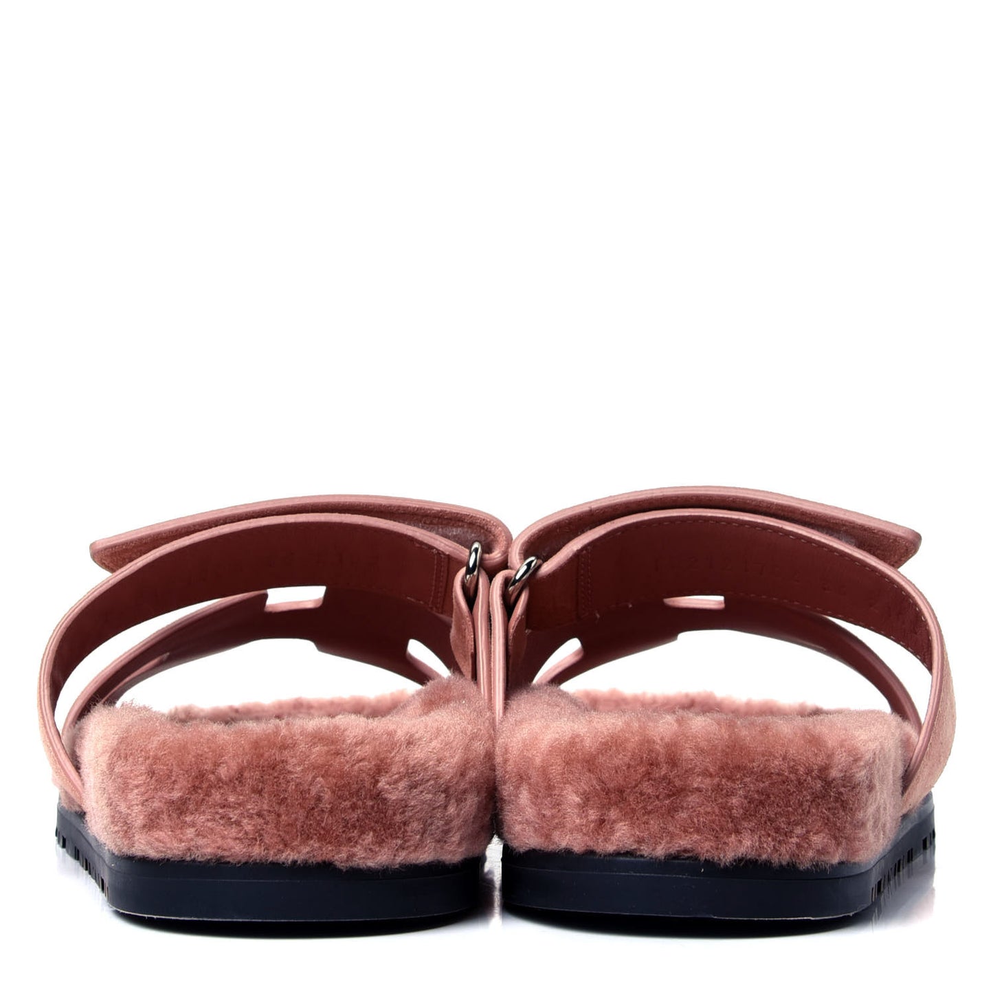 Suede Goatskin Woolskin Womens Chypre Sandals 36 Rose Aube