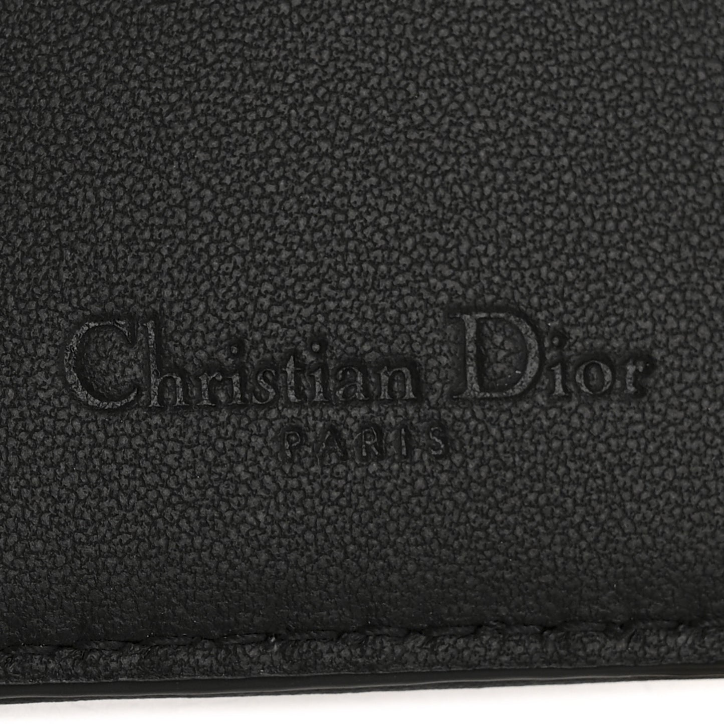 Lambskin Cannage Mini Lady Dior Wallet Black