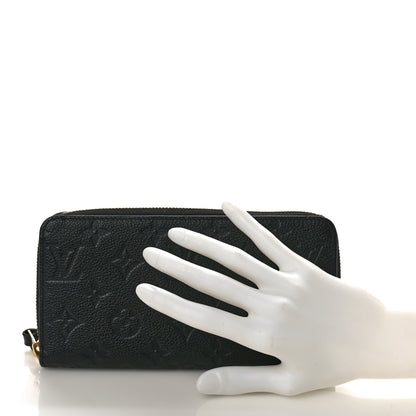 Louis Vuitton Empreinte Zippy Wallet Black 2 of 8