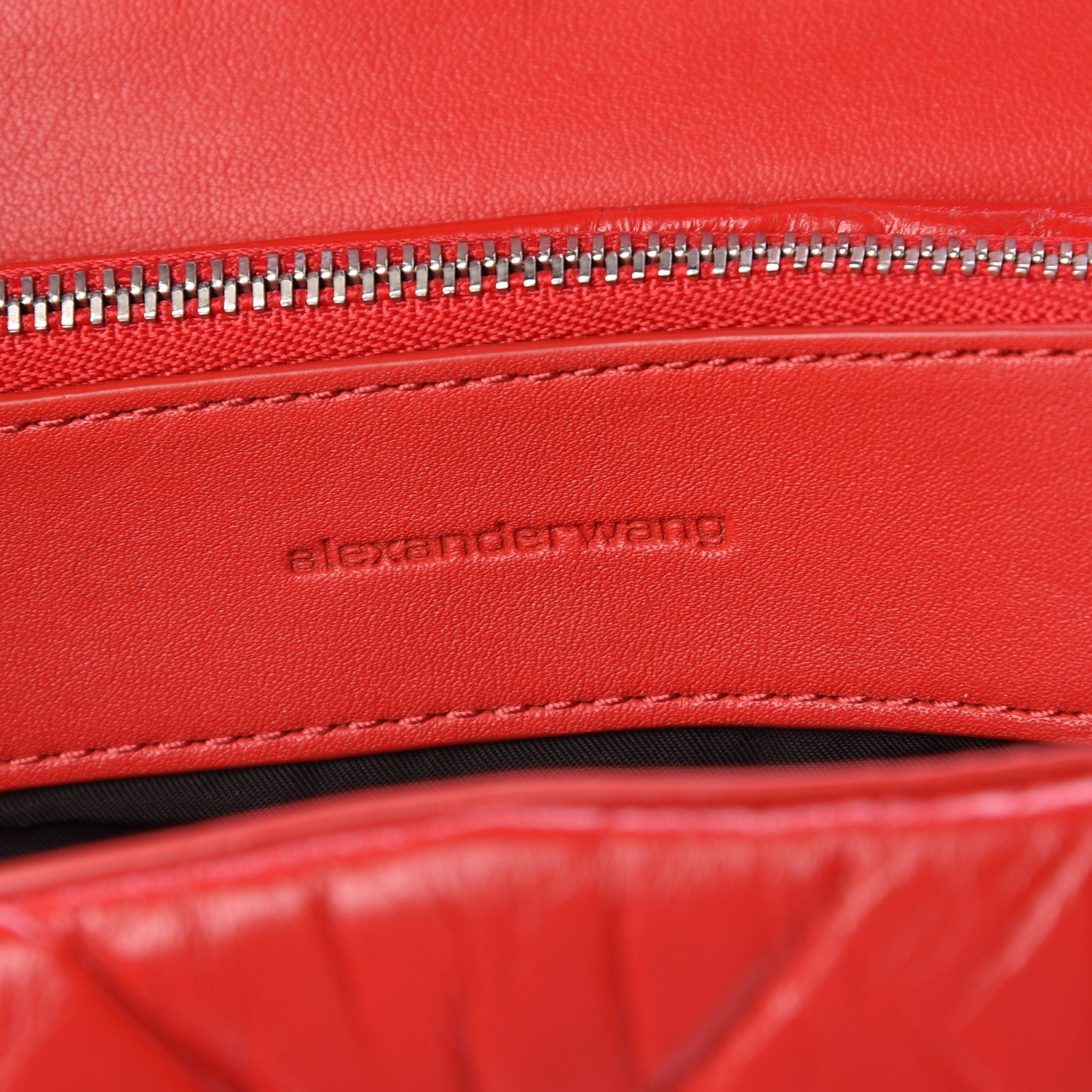 Alexander Wang Calfskin Quilted Halo Xbody Bag Red 8 of 11