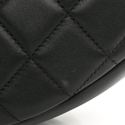 Chanel Lambskin Quilted All About Chains Hobo Black 20 of 21