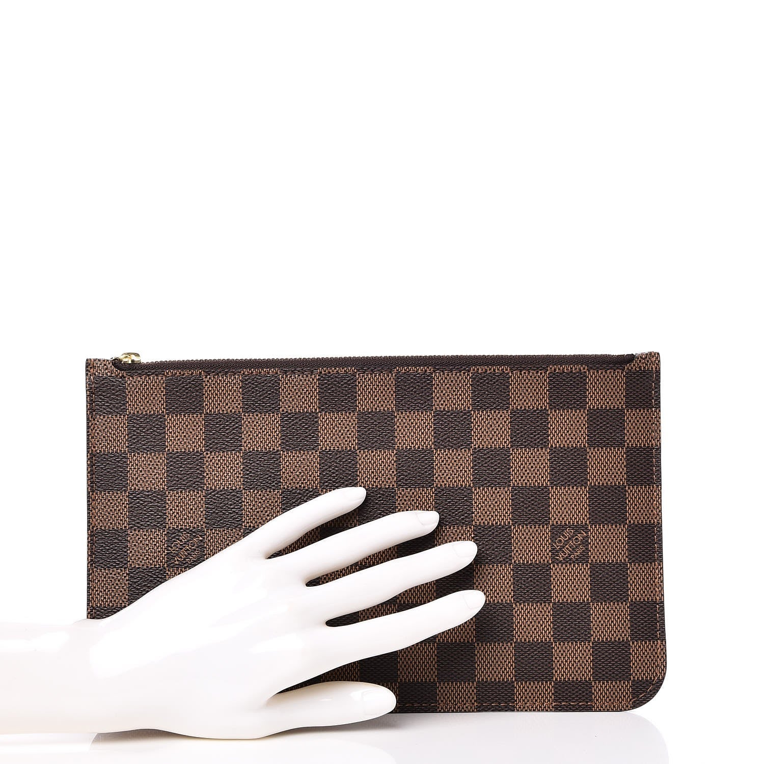 Louis Vuitton Damier Ebene Neverfull MM GM Pochette 2 of 8